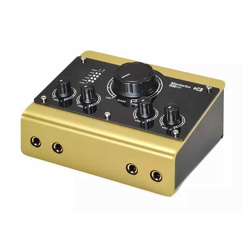 Amplificador de Audífonos 4 salidas Montarbo HP-24